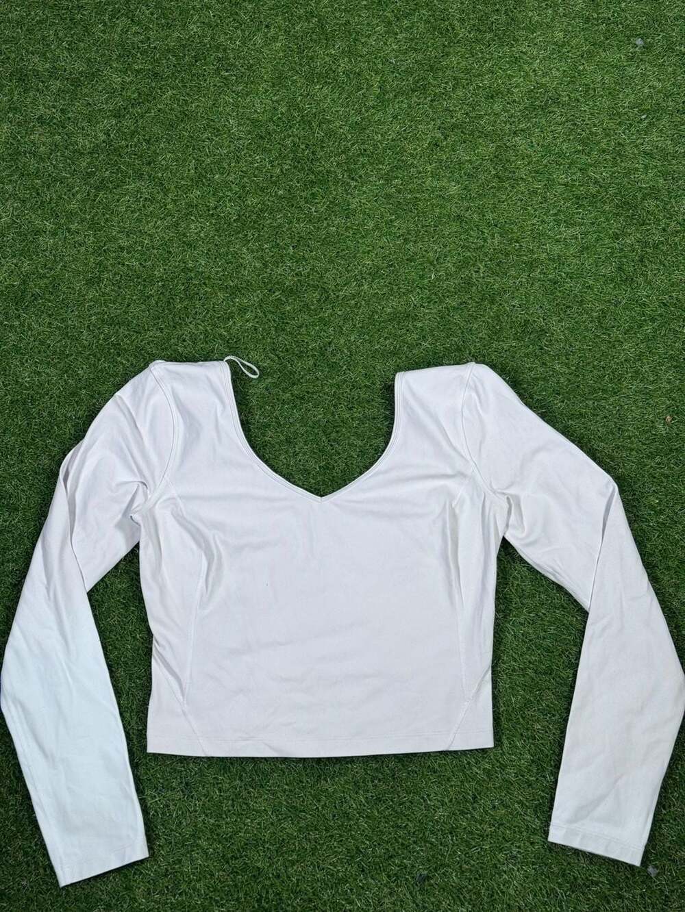 Lululemon Align V-Neck Long-sleeve Top White Large